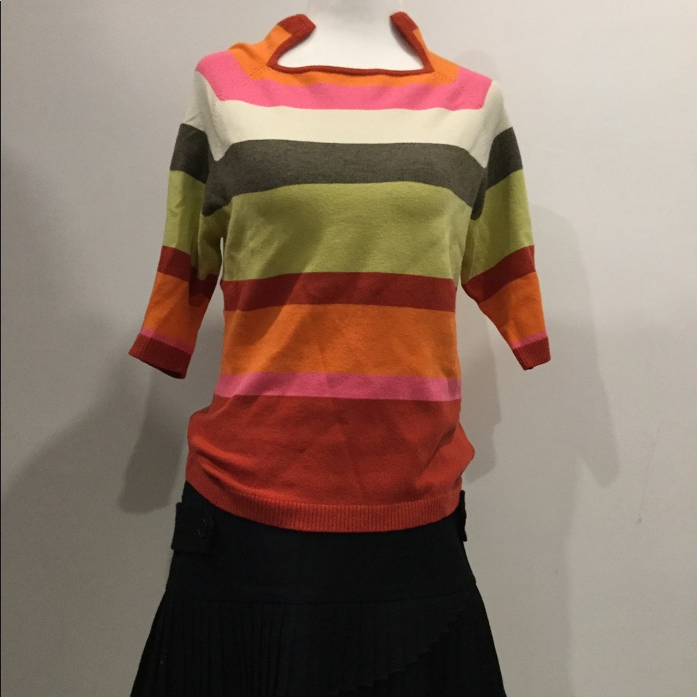 Shu Shu stretchy striped sweater